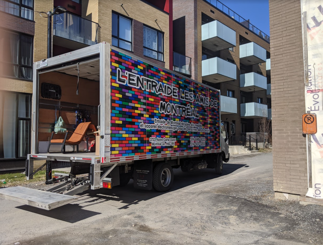 Partnering with local charities to donate furniture to those in need